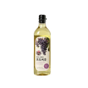 백설 포도씨유, 900ml, 3개