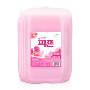 피죤 에이 섬유유연제 핑크로즈 본품, 18L, 2개