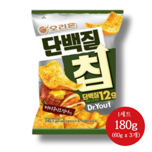 닥터유 단백질칩 버터구이오징어맛, 60g, 3개