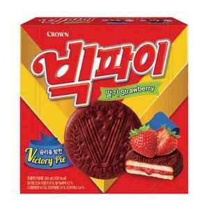 크라운 빅파이 딸기, 324g, 10개