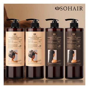 [쏘헤어] 너리싱 샴푸 데미지케어 1000ml * 2통 + 트리트먼트 1000ml * 2통, 1개, 1L
