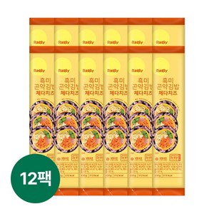[랠리] 체다치즈 흑미곤약김밥, 12개, 220g