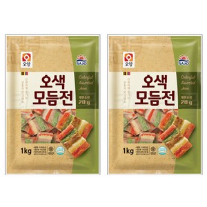 사조 오색모듬전1kg, 2개