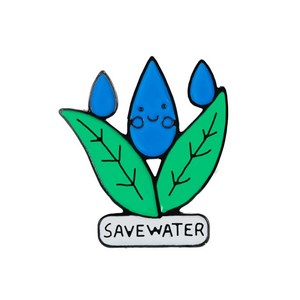 환경 봉사활동 환경교육 수자원 물절약 후원뱃지 워터