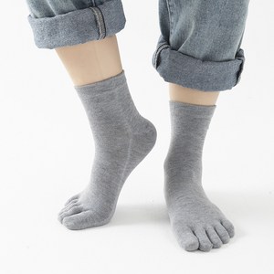 올마이웨이 속건 남성용 중목 발가락 양말 6P