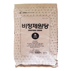 비정제 원당, 1개, 10kg