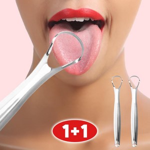 [1+1] 오비안 만능 백태 제거 혀 청소 혀클리너, 2개, 10g