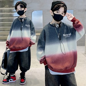 비비키드 남아 겨울 후드티 겨울 상의 초등생 상의 기모후드티 초중생 두툼 주니어 캐주얼 후드티 맨투맨