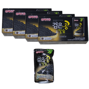 [삼육식품] 삼육두유 검은콩 & 칼슘 파우치 190ml 총 80팩, 80개