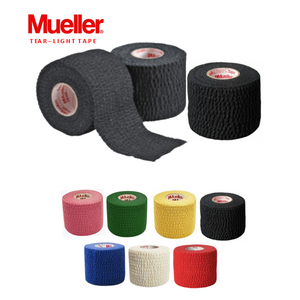 뮬러 티어라이트 엘라스틱 스포츠 테이프 볼링 중약지 리프팅 압박붕대, 3개, 블랙