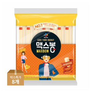 CJ 출출할때 간식 [간편식]맥스봉 더오리지널 525g(35gx15ea) X 8개(1box) 먹기 편한 캠핑 편의점, 4.2kg, 1세트