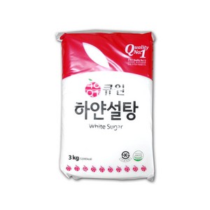 큐원 하얀설탕 3kg, 1개