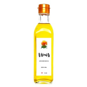 홍화씨유 300ml 국내생산 오늘 짜서 신선한 오일 다사랑, 1개