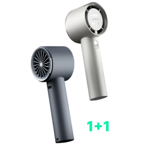 2025 NEW 루메나 프리미엄 FAN PRO JET 강력 쿨 아웃도어 휴대용 선풍기 2개입 화이트 블루