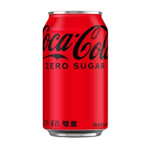 코카콜라 제로 캔, 350ml, 1개