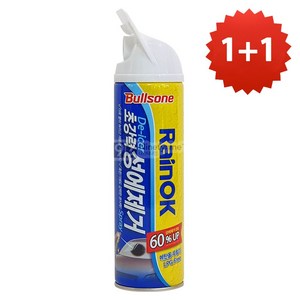 1+1 불스원 레인OK 성에제거제-400ml 성에제거제 성에제거 성에제거기 유리 크리너 클리너 유리얼음제거, 2개, 400ml