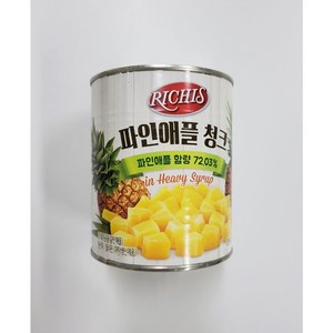 동서 리치스 파인애플 청크 836g, 12개