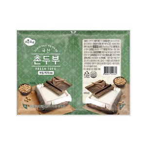 맑은물에 국산 촌두부 2컵두부 300g(150gx2개입), 2개, 300g