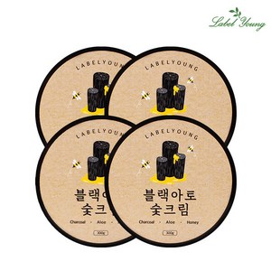 쇼킹블랙아토숯크림/자극완화+진정+보습 바디크림, 쇼킹블랙아토숯크림 4개