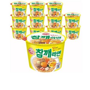 오뚜기 참깨 컵라면 110g, 8개