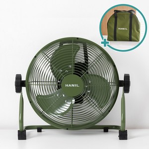 한일 캠핑용 무선 선풍기 휴대용 12인치 낚시 차박 캠핑 (본체+전용가방+기본배터리)