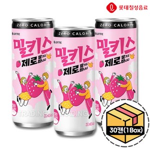 밀키스 제로 딸기바나나, 250ml, 30개