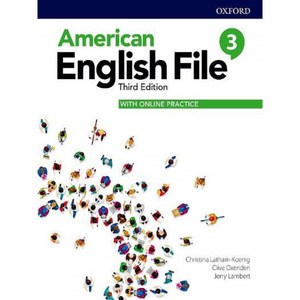 Ameican English File Thid Edition 3 SB with Online Pactice, OXFROD