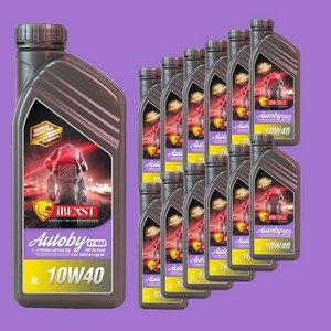 아이비스트 오토바이올인원 4T 4행정 엔진오일10W40 JASO MA2 12P 1BOX, 12개