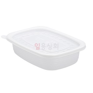 [ILYONG] 사각 죽용기 HG 711호 소 400세트 반투명, 400개, 1세트