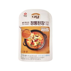 CJ 다담 정통된장찌개 양념 140g*8개, 140g, 8개