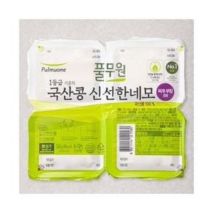 풀무원 국내산 콩 신선한 네모 두부 340g 1개, 340g × 1개, one option