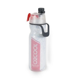 O2Cool 오투쿨 HMLDP07 스포츠물통 자전거 물병, 레드, 590ml