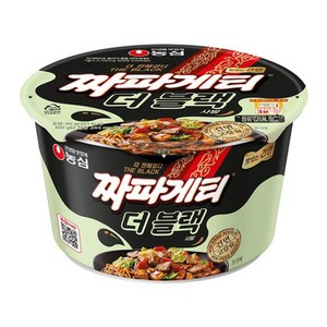 짜파게티 더 블랙 큰사발면 90g, 6개