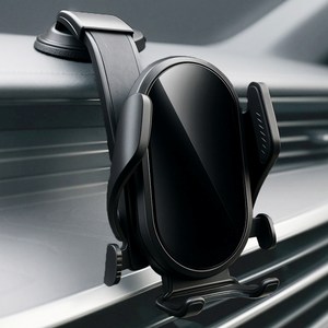 세이보링 차량 핸드폰 흡착식 거치대 대쉬보드 유리, 블랙, 1개