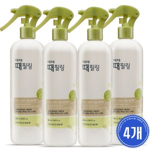 더페이스샵 보들보들 때 필링 바디스크럽, 500ml, 4개