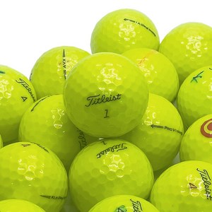 타이틀리스트 3 .4피스 옐로우 혼합 A급 로스트볼, PRO V1. AVX. PRO V1X 3.4피스 20알