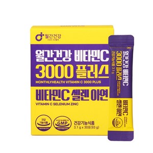 월간건강 비타민C 3000 플러스 셀렌 아연 비타민 영양제, 93g, 1개