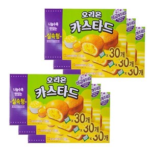 오리온 카스타드, 690g, 6개