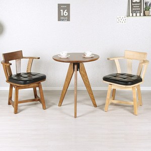 [파스텔우드] 고급 원목 회전의자 카페의자 커피숍의자 디자인의자 인테리어의자 커피숍인테리어