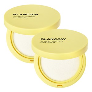 블랑카우 유브이 세이프티 수딩 선쿠션 SPF50+ PA++++, 25g, 2개