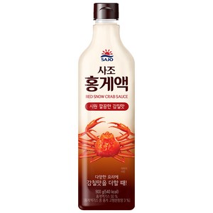 사조 홍게액, 900g, 2개