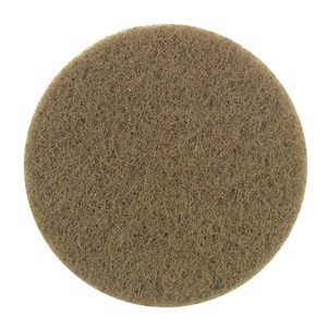원형수세미(찍찍이)VELCRO/2~7인치/갈색#120번거칠기/공업용수세미/수세미흡진환/3인치/4인치/5인치, 4, 1개, 1개입