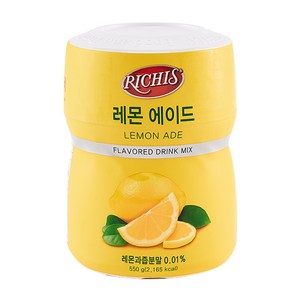 리치스 레몬 에이드 분말, 550g, 1개입, 12개