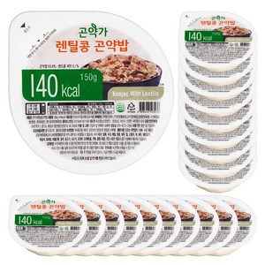 [곤약가] 140kcal 렌틸콩 곤약 즉석밥 150g