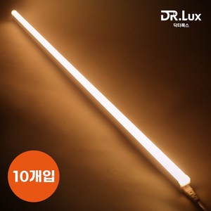 닥터룩스 간접조명 LED T5 20w 1200mm, 전구색, 10개