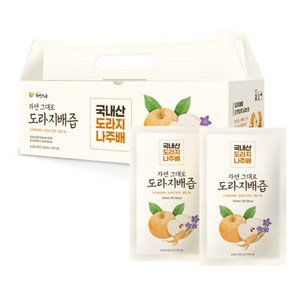 자연식품 자연그대로 도라지배즙, 100ml, 60개