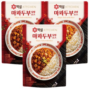 백설 마파두부덮밥소스, 3개, 180g