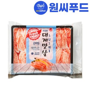 원씨푸드 초밥용 대게맛살 240g 30미 스시타입, 1개