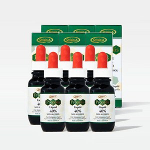 오리진에이 프로폴리스 액상 40% 원액 무알콜 호주산 프로폴리스 리퀴드, 6개, 25ml