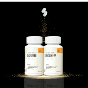 오가닉그라스 브로멜라인 파인애플 효소 칼륨 프로멜라인 600mg, 2세트, 60정